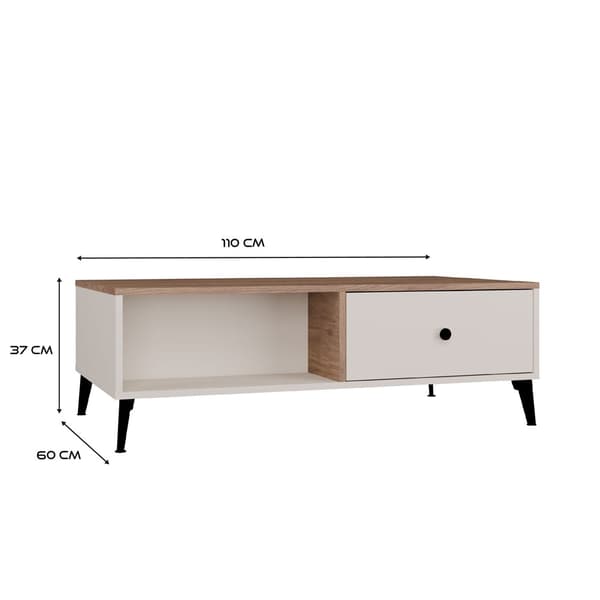 POINT 2S SOFFBORD 110 KASHMER BEIGE EK CASTELLO 2 LAGODER VARDAGSRUM