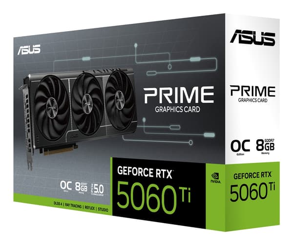 ASUS PRIME RTX 5060 TI 8GB OC grafikkort