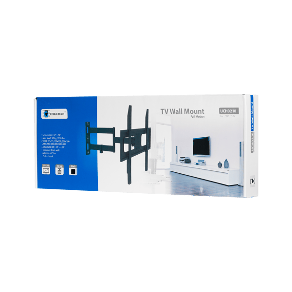 Cabletech TV-beslag til 40"-65" TV, justerbart, maks. 50 kg