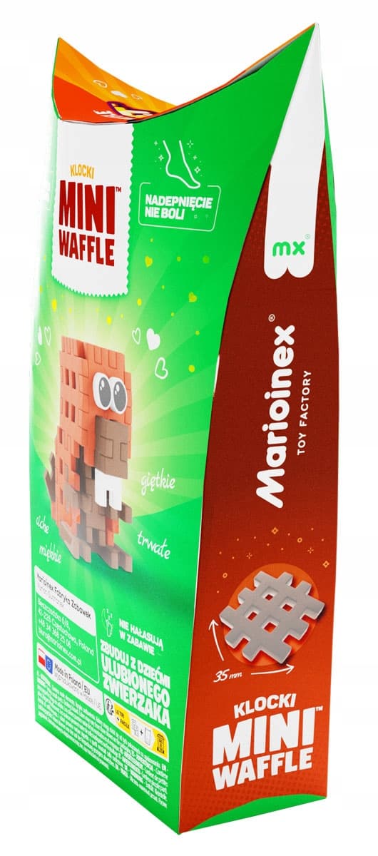 Marioinex Mini Waffle POKET PETS - BÓBR set