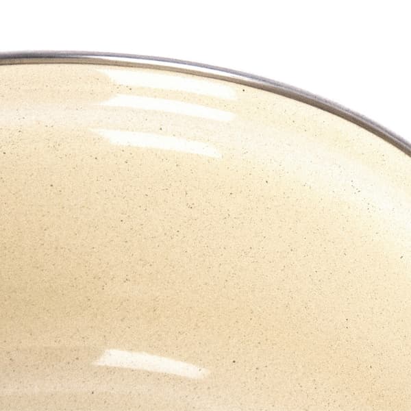 Emaljeret brun gryde 14 cm, 600 ml