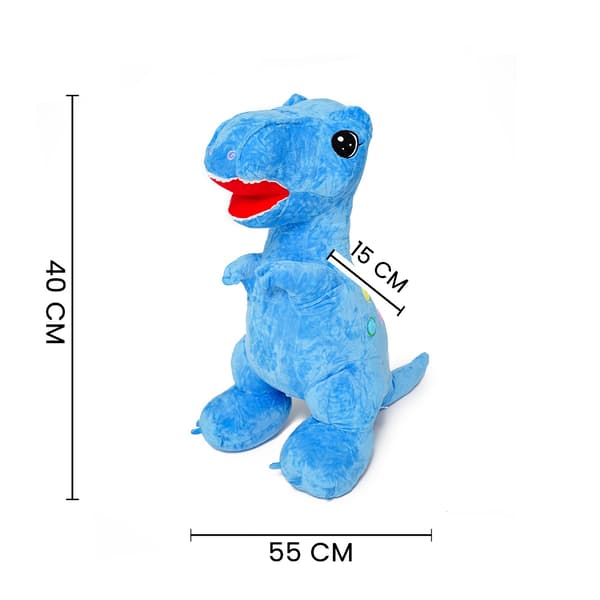 Dinosaur Edi 60cm - sininen