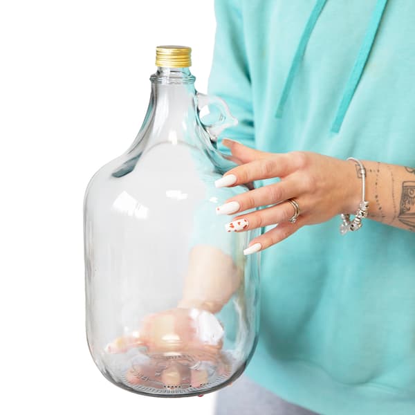 DAMA 5L MED LÅG, VINBALLON, PROP, RØR