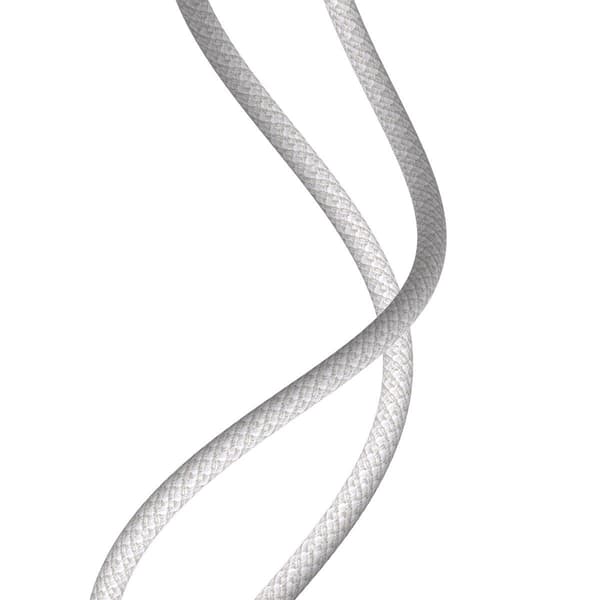 Baseus Högdensitetsflätad USB-C till Lightning-kabel, 20W, 5A, PD, 1m (vit)