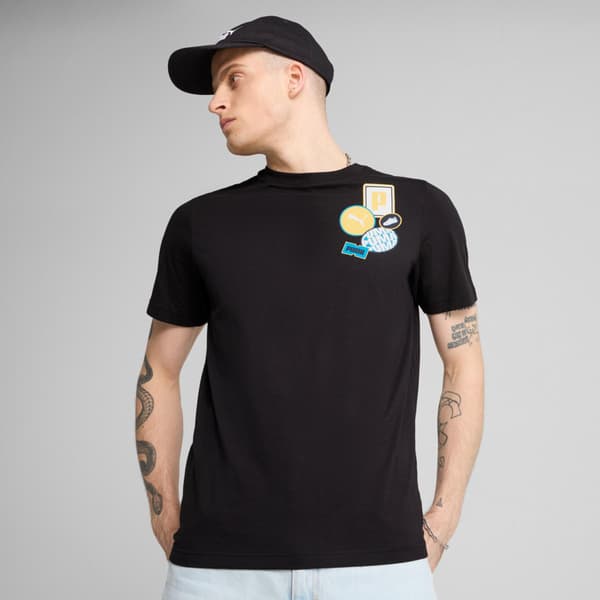 Herre T-shirt Puma GRAPHICS ICON sort 68482901 r S