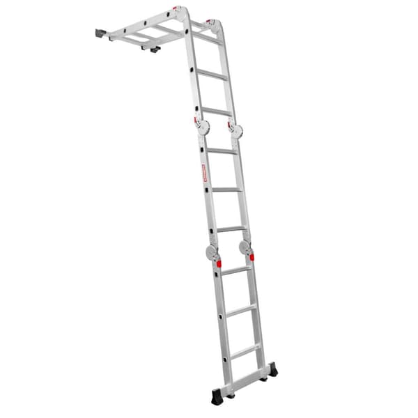 Werkberg aluminium trappe 4x3 multifunktionel med platform
