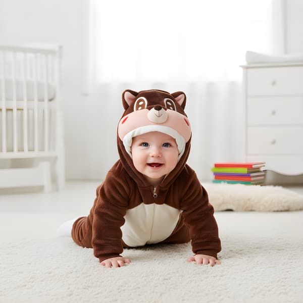 Onesie-pyjama-asu oravavauvalle 100: 86-94 cm