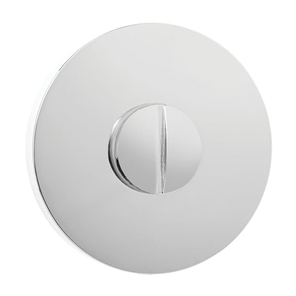 Pyöreä WC-kahvan levy sisäinen kromi Kuchinox