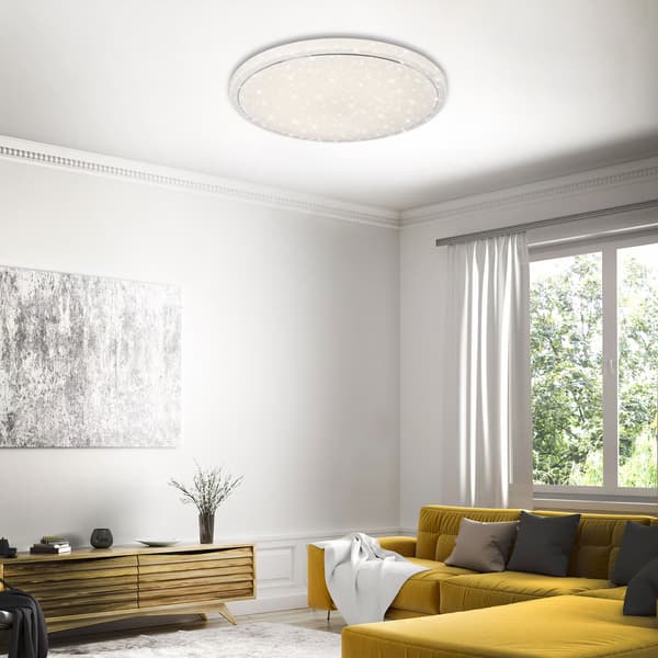 Fjernbetjent LED loftlampe CCT 48W VARIABLE FARVER stue soveværelse