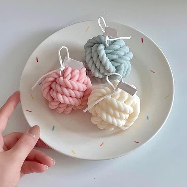 2x FORM FÖR LJUS, TVÅL, HARTS, SILIKON, BOLL, KUB, 3D + VEKAR