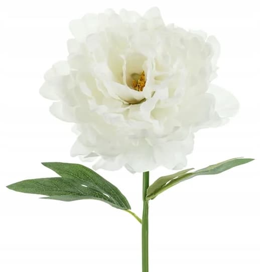 Konstgjord blomma PION Vit Bröllopsmiddagsdekoration 35cm