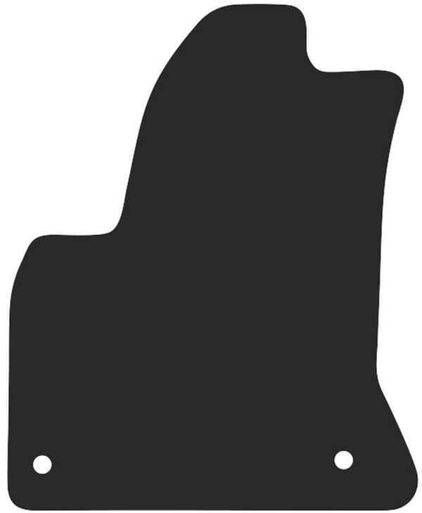 Polyamid gummibelagt førermåtte til Citroen C4 Picasso I minivan 2006-2013