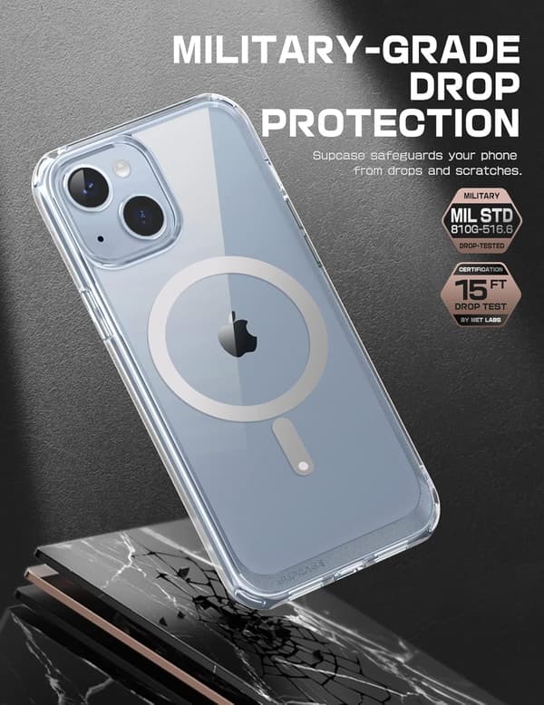 FODRAL TILL APPLE IPHONE 14 PLUS SILIKONFÖRSTÄRKT MAGASINSKYDD A2886