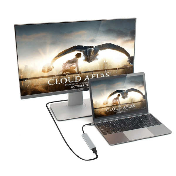 Hub USB-C 3.1 Konverter 2x USB 3.0 HDMI micro SD Kortlæser Adapter