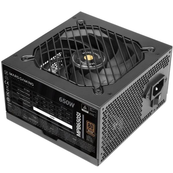TACENS MARS MPB650SI 650W DC-DC 80 PLUS Bronze strømforsyning