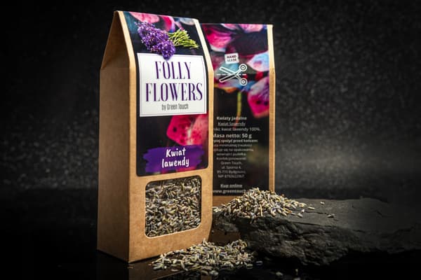 Tørrede spiselige lavendelblomster aroma 50g