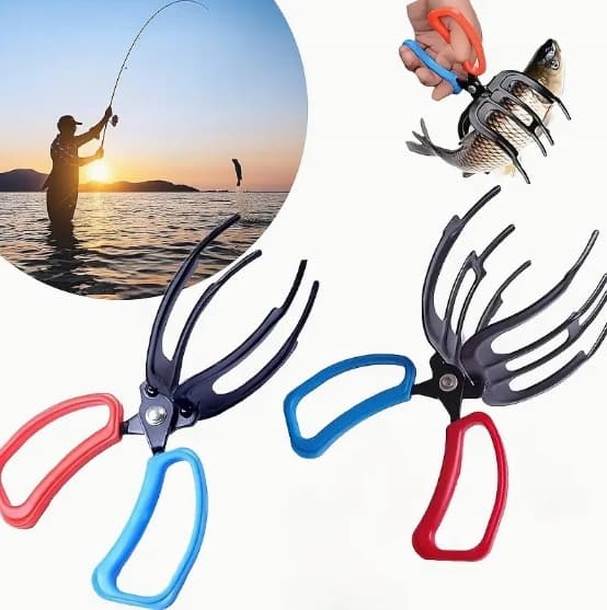 Fisktänger med två klor för fiske