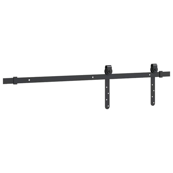 vidaXL skydedørssystem til møbler, 91 cm, kulstofstål