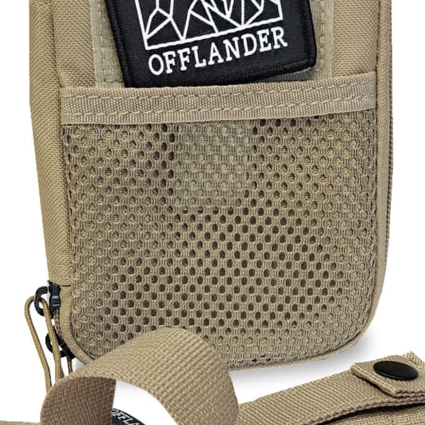 Offlander taktinen molle-tasku tarranauhalla asiakirjoille, khaki
