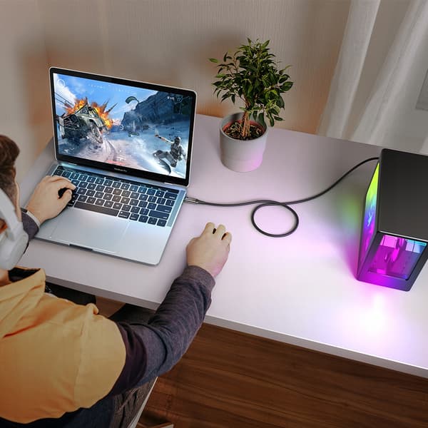 MCDODO USB-C-KABEL SNABBLADDNING THUNDERBOLT 4 40 GBPS 240 W USB TYP C 1 M
