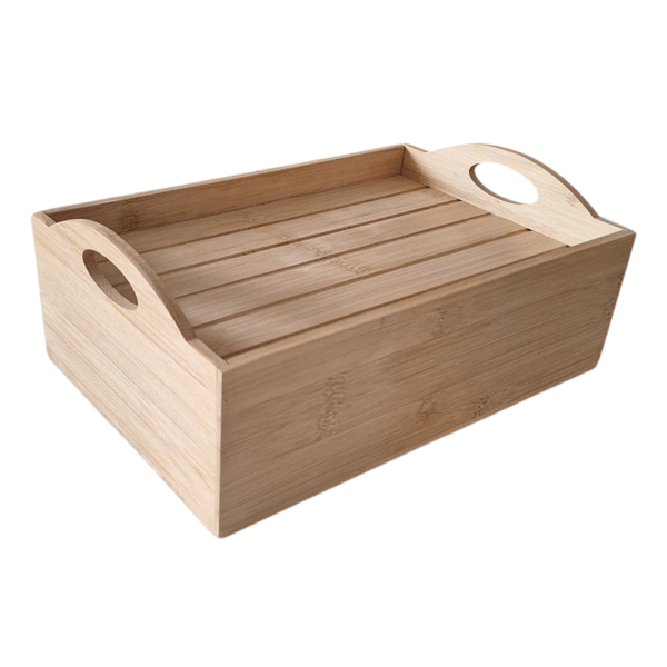 BAMBU-BOX ORGANIZER TRÅGBEHÅLLARE FÖR KOSMETIKAPRODUKTER 7 PR`EGRODY