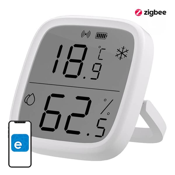 Sonoff SNZB-02D ZigBee LCD temperatur- og fugtighedssensor