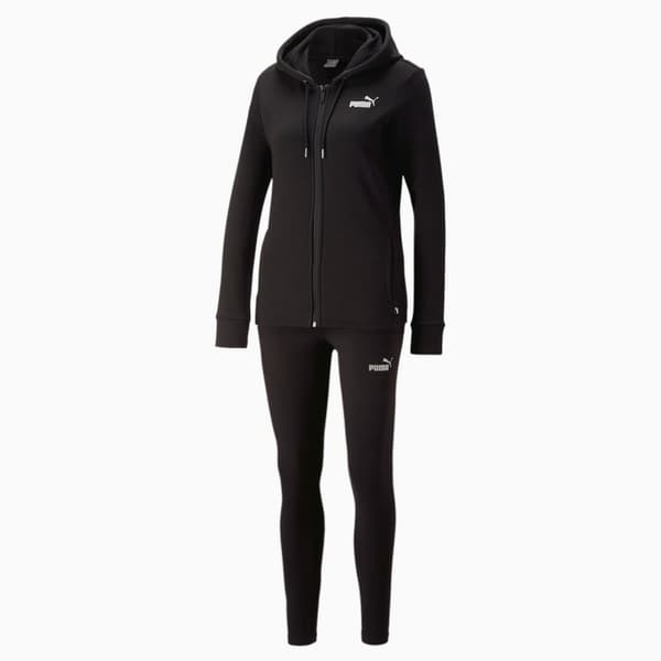Puma METALLIC TR dame træningsdragt sort 67370101 r S