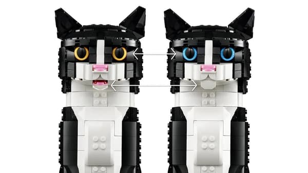 LEGO Ideas 21349 Hvid og Sort Kat