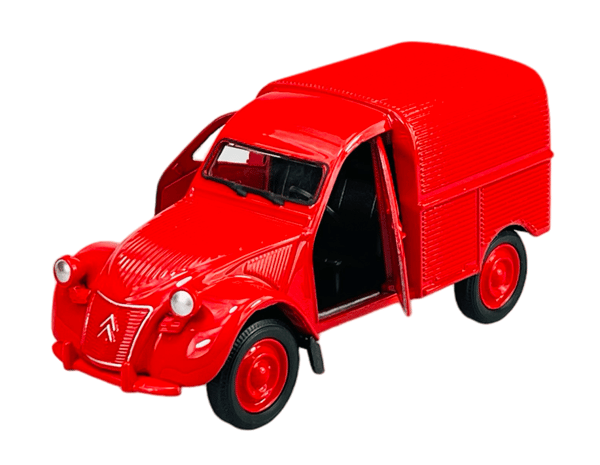 WELLY OLD TIMER CITROEN 2CV FOURGONNETTE RØD 1:34 43769