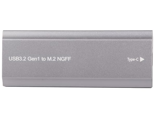 M.2 disk kabinet C sølv (100) GAB_A
