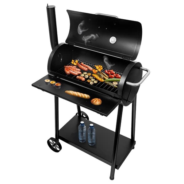 Mega-M hiiligrilli piippulla 53x29 cm musta