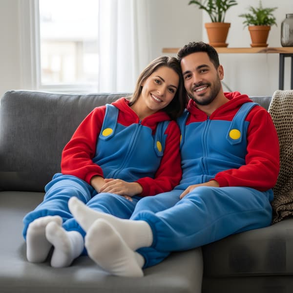 Super Mario Kigurumi-pyjamas XXL 185-195 cm