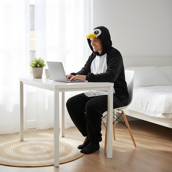 Kigurumi-pyjamaskostume pingvin M: 155-165 cm