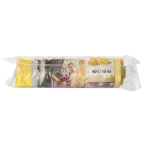 Doftande citron sopsäckar 40 liter 10 st