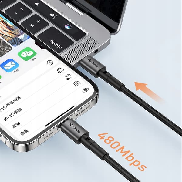 MCDODO USB-C BLIXT-SNABB LADDNINGSKABEL 36W 1M FÖR IPHONE 12 13 14