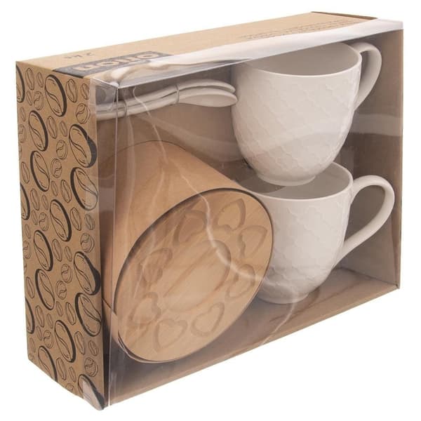 Whiteline porcelænskrus 370 ml 2 stk.