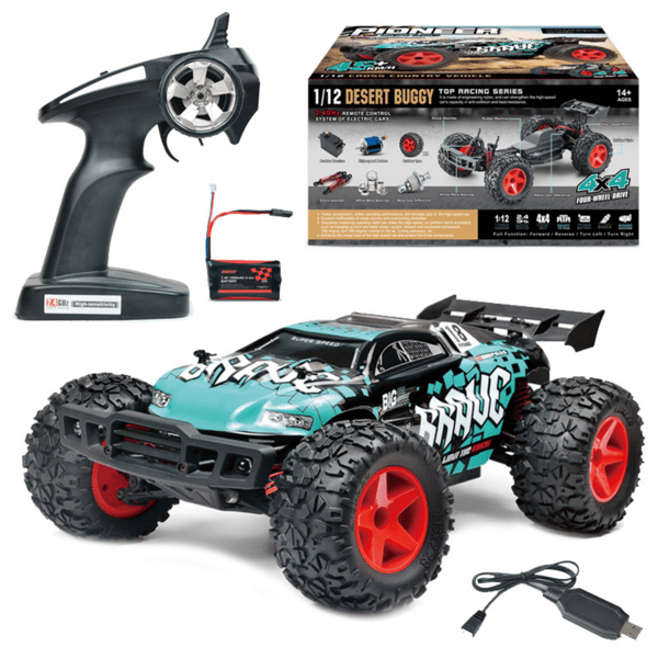 Fjärrstyrt terrängfordon 4x4-drift Stora gummihjul ABS