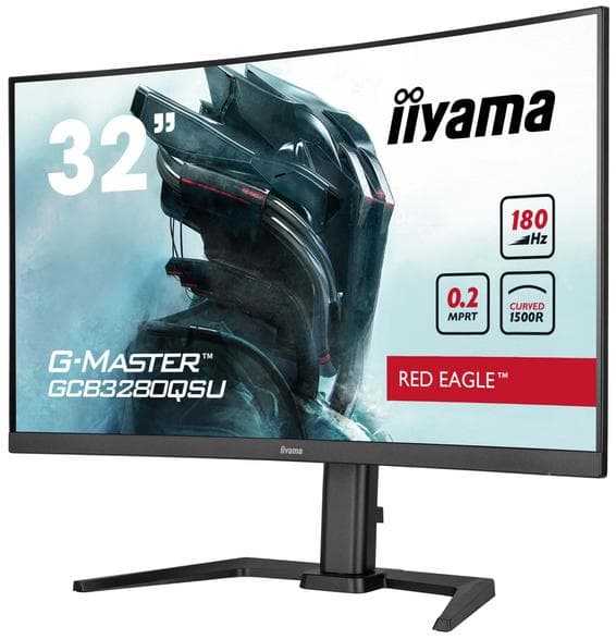 IIYAMA G-Master GCB3280QSU-B2 Red Eagle 32" WQHD VA 0,2ms 180Hz sort