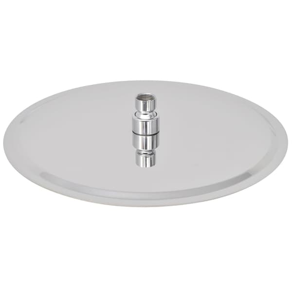 vidaXL regnbruser i rustfrit stål 30 cm rund