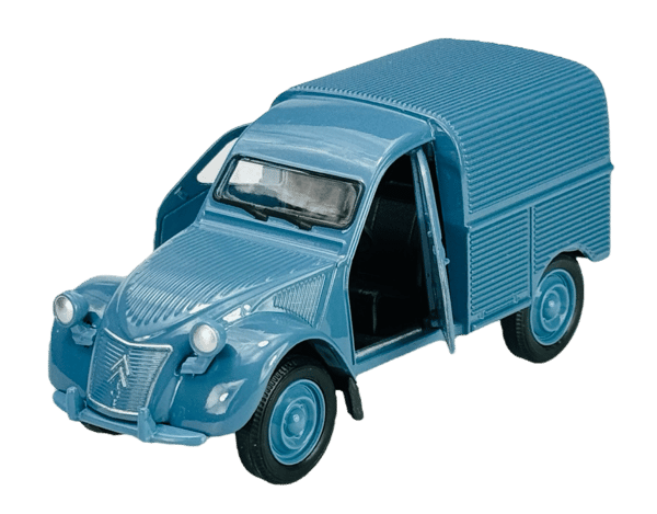 Welly VANHA timer Citroen 2CV Fourgonnette sininen 1:34 43769