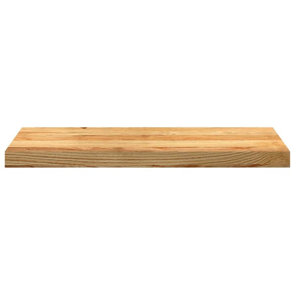 vidaXL trappetrin, 2 stk. brun 70x30x2 cm massivt egetræ