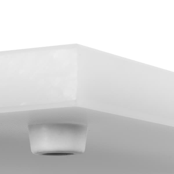 Skærebræt 600x390x20 - hvid