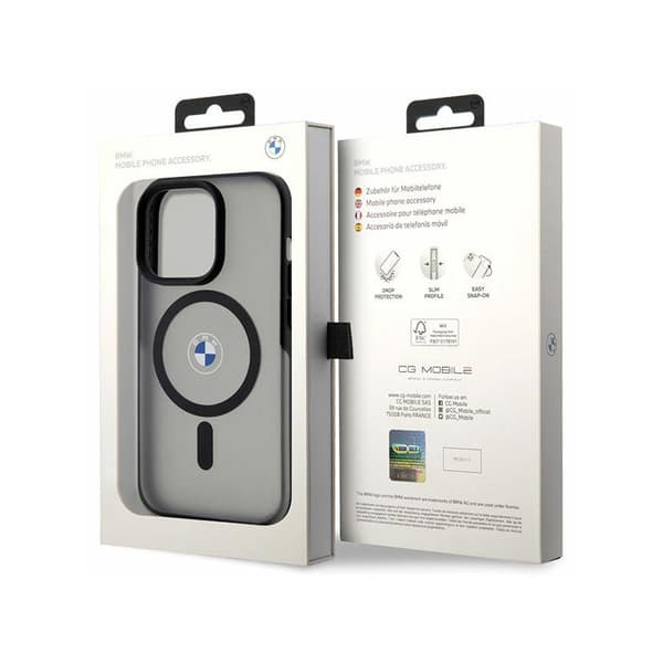 BMW Signature MagSafe - iPhone 14 Pro Max cover (sort)