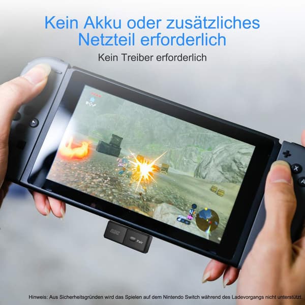 BLUETOOTH-SOVITIN USB-C-LÄHETIN ÄÄNENSIIRTO NINTENDO SWITCH/PS4