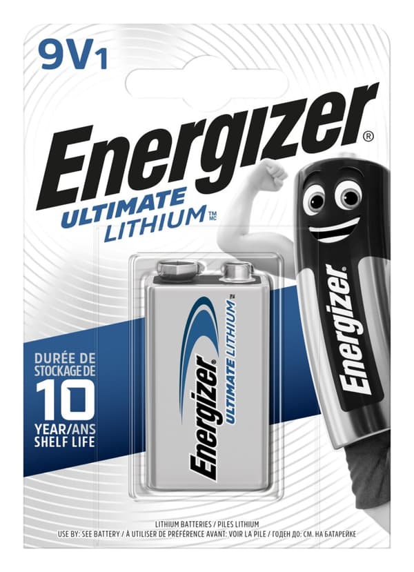 6LR61 1BL Energizer Ultimate Lithium 9V L522