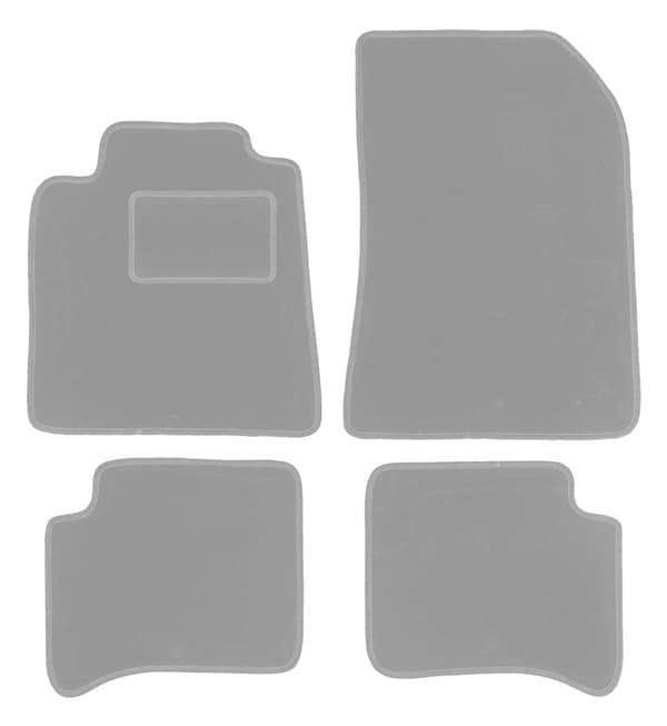 Grå bilmattor för Renault Vel Satis liftback, hatchback (2001-2010)
