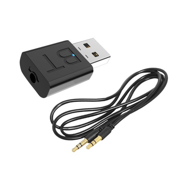 Adapteri lähetin vastaanotin Bluetooth 5.0 3,5 mm:n jack-liitäntä