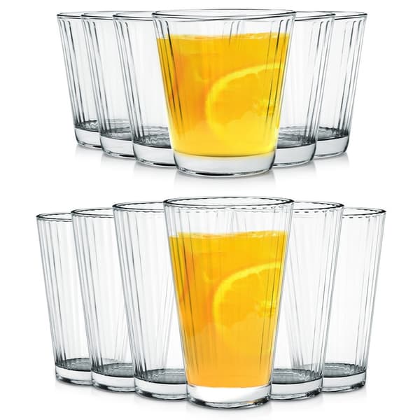 Lasiset juomalasit 270 ml ja 220 ml 12 kpl