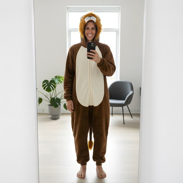 Kigurumi-pyjamas lejon XL: 175-185 cm