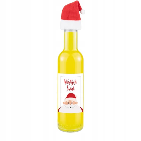 FUTURA-PULLO 250ml Joulupakkaus PULLOETIKETTI LIKÖÖRIKORKKI